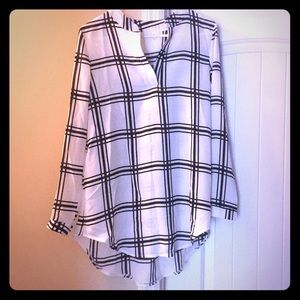 Black and White Blouse (Never Worn!)